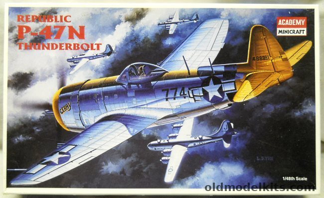 Academy 1/48 Republic P-47N Thunderbolt, 2155 plastic model kit